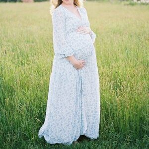 Morning Lavender Dress, maternity and nursing friendly